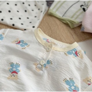 (6m-15Y) Bộ quần áo gia đình bằng vải Cotton siêu mềm mùa hè cho trẻ em bé gái bé trai Bộ đồ ngủ trẻ em thoáng khí
