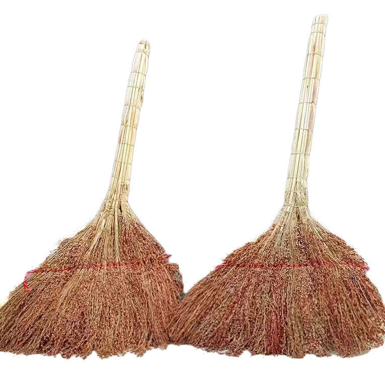Chổi Sorghum Thời Trang Cũ Handmade Chổi Dày Trường Học Vệ Sinh Ngoài Trời Nhà Máy Hộ Gia Đình Làm Sạch Sân Chổi