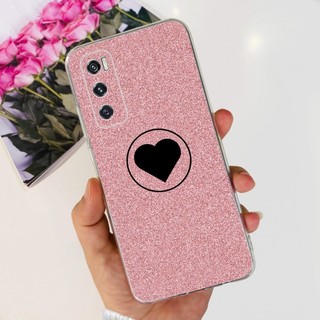 Dành Cho Vivo V2022 V2023 V20 SE Vỏ Hoa Bướm Mềm Trong Suốt Silicon Ốp điện thoại Cho Vivo V20 SE V20SE
