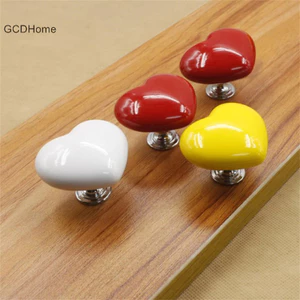 Gcdhome Tay Cầm Vệ Sinh Hình Trái Tim Nút Đẩy Phòng Tắm Vệ Sinh Trang Trí Phòng Báo Chí Nút Thoát Nước Dụng Cụ Gia Đình HOT