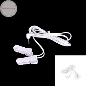 Dây dẫn điện cực houdumeng với 2 kẹp tai cho máy mát xa hàng chục 2,5mm VN