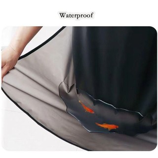 Tạp dề nhà bếp COZYNEST, Tạp dề làm việc chống thấm nước PVC, Tạp dề làm sạch chống bụi bẩn màu đen trong suốt