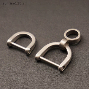 Lmh Titan D Vòng Chìa Khóa Chữ U Móc Móng Ngựa Cho Ô Tô Fob DIY Da Tổ Chức