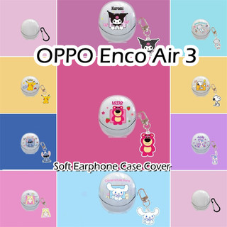 [imamura] Dành cho Ốp lưng OPPO Enco Air 3 Vỏ tai nghe silicon mềm hoạt hình trong suốt