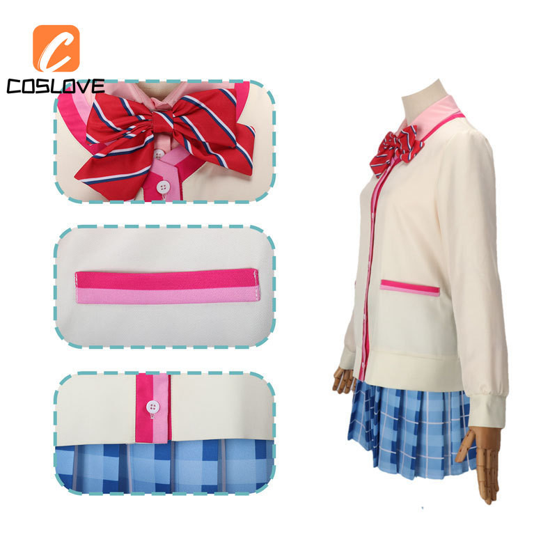Dự Án Sekai Sân Khấu Đầy Màu Sắc Akiyama Mizuki Cosplay Quần Áo Trọn Bộ Trang Phục Phù Hợp Với Người Phụ Nữ Sân Khấu Show Đầm Cosplay Phục Hồi Hoàn Hảo