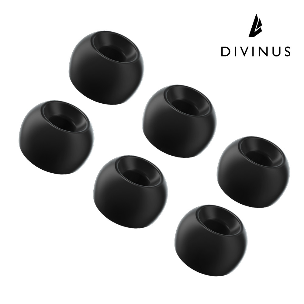 Đầu tai nghe silicon lỗ khoan rộng DIVINUS Velvet cho vòi phun 4-6mm Đầu tai mềm mại sâu cho tai nghe Tanchjim 4U Davinci