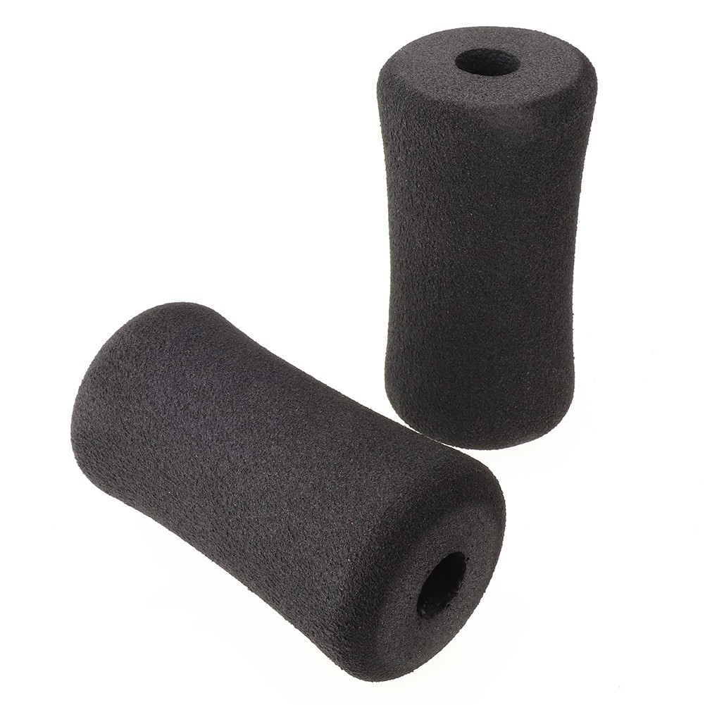 1 Cặp Đệm Chân Bằng Xốp Màu Đen Để Nâng Tạ