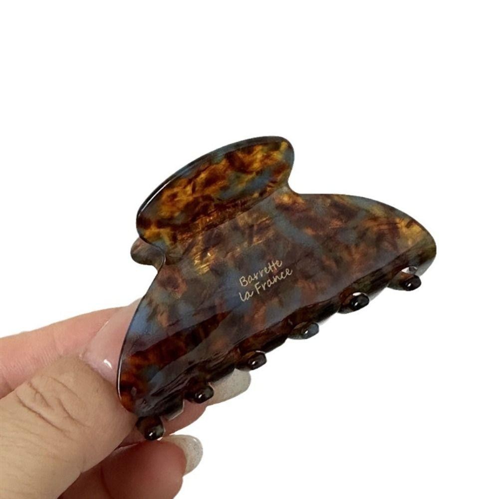 Kẹp Tóc TRACEILLOIAN, Kẹp Vuốt Tóc Kích Thước Vừa Acetate, Mũ Đội Đầu Thời Trang Phụ Kiện Tóc Mũ Barrette Nữ