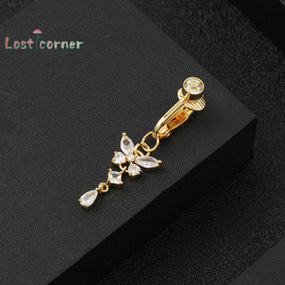 [Lostcorner] Giả Bụng Giả Kẹp Bụng Trên rốn Rốn Giả Pircing Sụn Bông Tai Trang Trí Cơ Thể [Mới]
