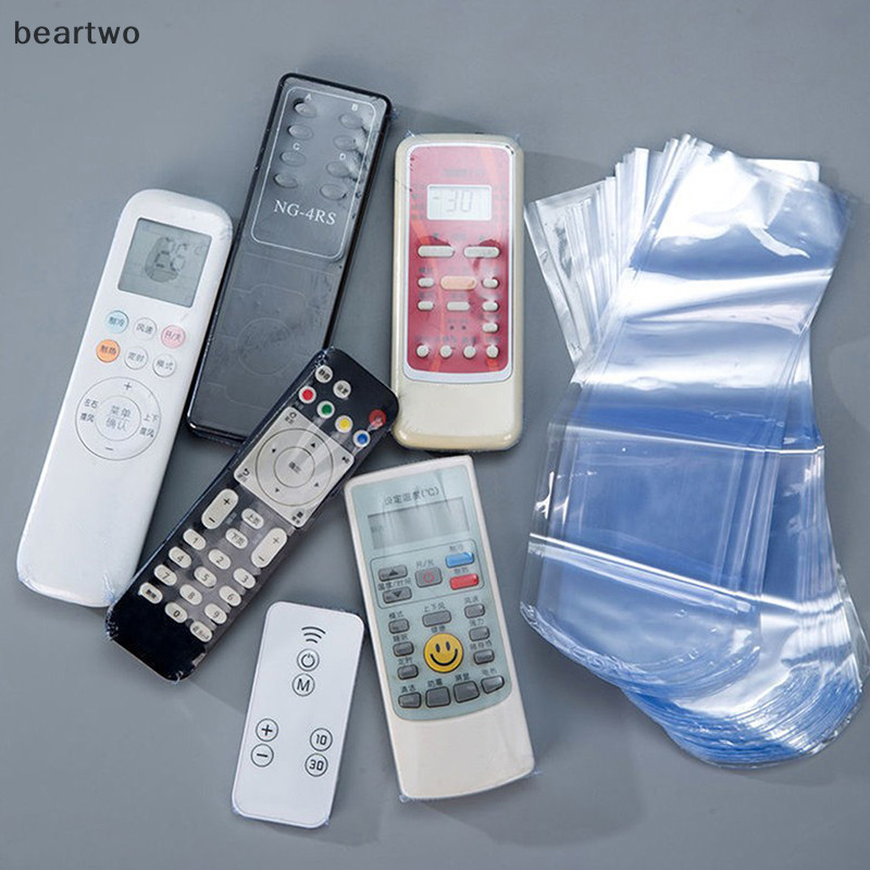 < Beartwo > Túi phim co nhiệt trong suốt cho TV Box Điều khiển từ xa Video Chống thấm nước Vỏ bảo vệ chống bụi Vỏ bảo vệ đẹp