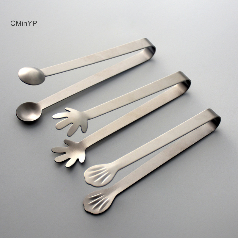 Cyp Thép Không Gỉ Lưỡi Đường Kẹp Thực Phẩm Nướng BBQ Đá Lưỡi Dụng Cụ Thanh Nhà Bếp Phục Vụ Tông Phụ Kiện Nhà Bếp Vinh Quang