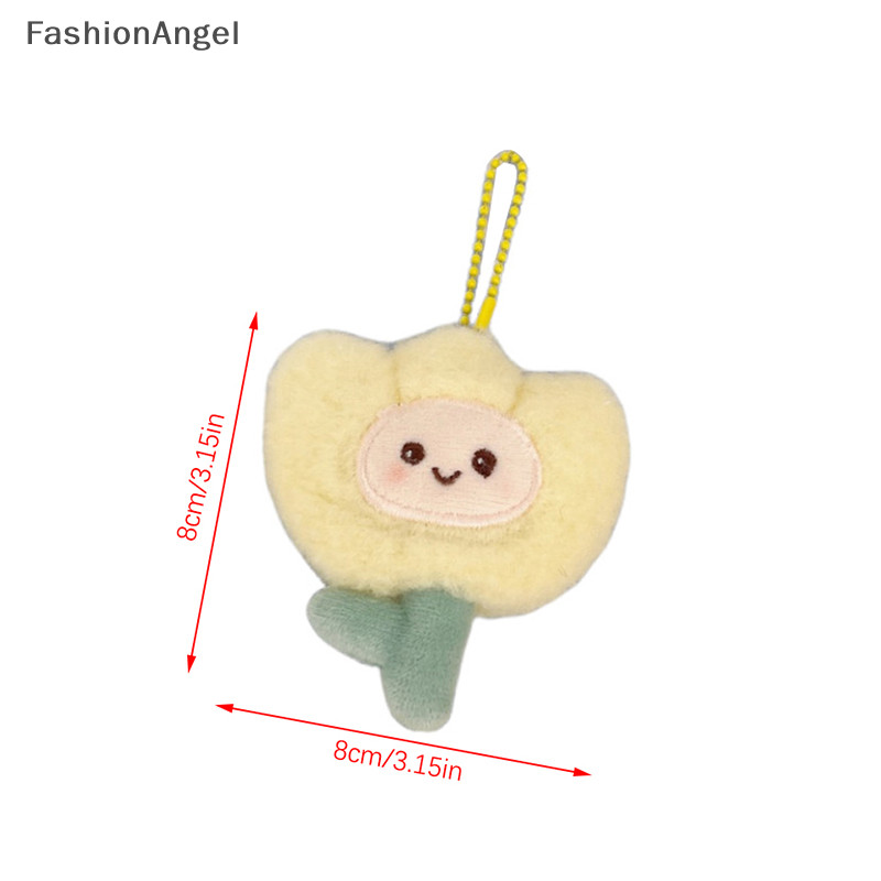 FashionAngel Hoạt Hình Dễ Thương Sang Trọng Móc Khóa Mềm Nhồi Bông Hoa Búp Bê Túi Mặt Dây Chuyền Trang Trí Móc Khóa Ô Tô Phụ Kiện Cô Gái Quà Tặng TH