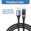 Công nghệ sạc cao cấp BTM Cáp sạc USB A sang Type C có màn hình LED 66W 6A để truyền nguồn hiệu quả