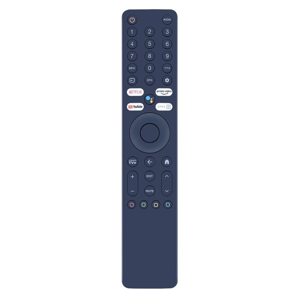 Đều khiển remote từ xa tivi xiaomi L43M8-A2SEA giọng nói 4 nút trắng - tặng pin