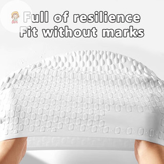 TWE Silicone Giọt Nước Bơi Người Lớn Phóng To Bong Bóng Bơi Siêu Co Giãn Chống Thấm Nước Bảo Vệ Tai VN