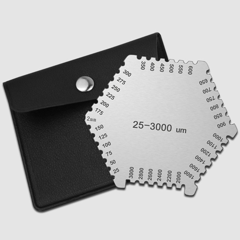 EDB * Máy đo độ dày sơn 25-3000um Lược màng ướt hình lục giác Dụng cụ đo chính xác