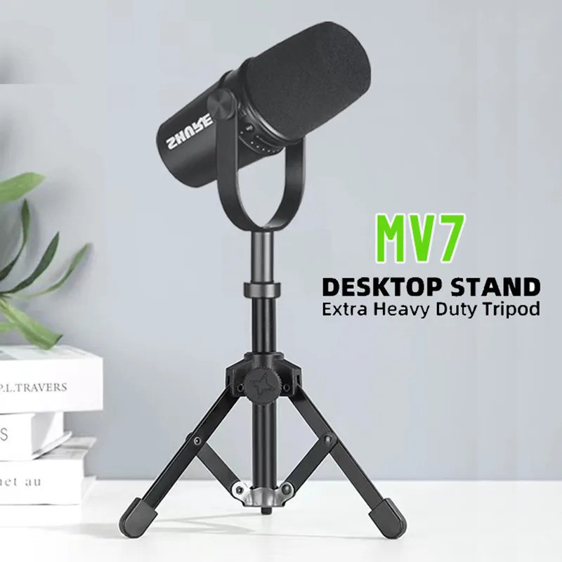1 Chiếc Micro Chân Đế Kim Loại Chân Đế Chân Đế Cho MV7 MV7X Micro Tụ Chuyên Nghiệp Nhà Karaoke Studio Ghi Âm