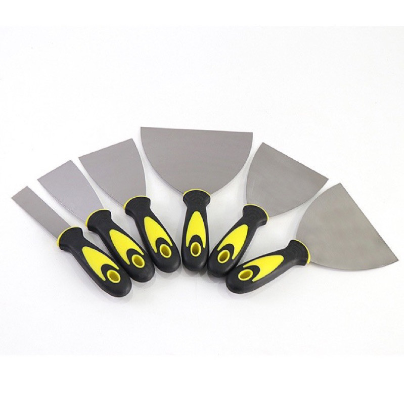 Dao xúc bột bả cạo sàn Inox không gỉ Dùng cho thi công sơn Hiệu ứng đủ Size Chắc Bền Đẹp - FE123