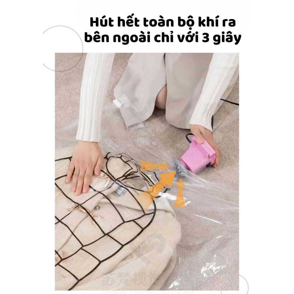Túi Đựng Quần Áo Hút Chân Không, Túi Đưng Quần Áo Chăn Màn Nhỏ Gọn tiết kiệm diện tích