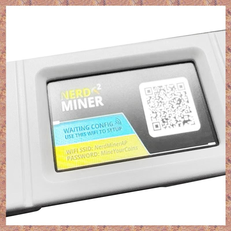 Máy khai thác USB Nerdminer 77KH / S có màn hình màu BTC Solo Xổ số khai thác mỏ Mini Bitcoin BTC Miner Nerd (R F C V)