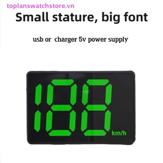 Toplanswatchstore GPS HUD Đồng hồ tốc độ kỹ thuật số ô tô Hiển thị Eletronicos Tiện ích tốc độ thông minh cho tất cả các đồng hồ tốc độ ô tô KM / H VN