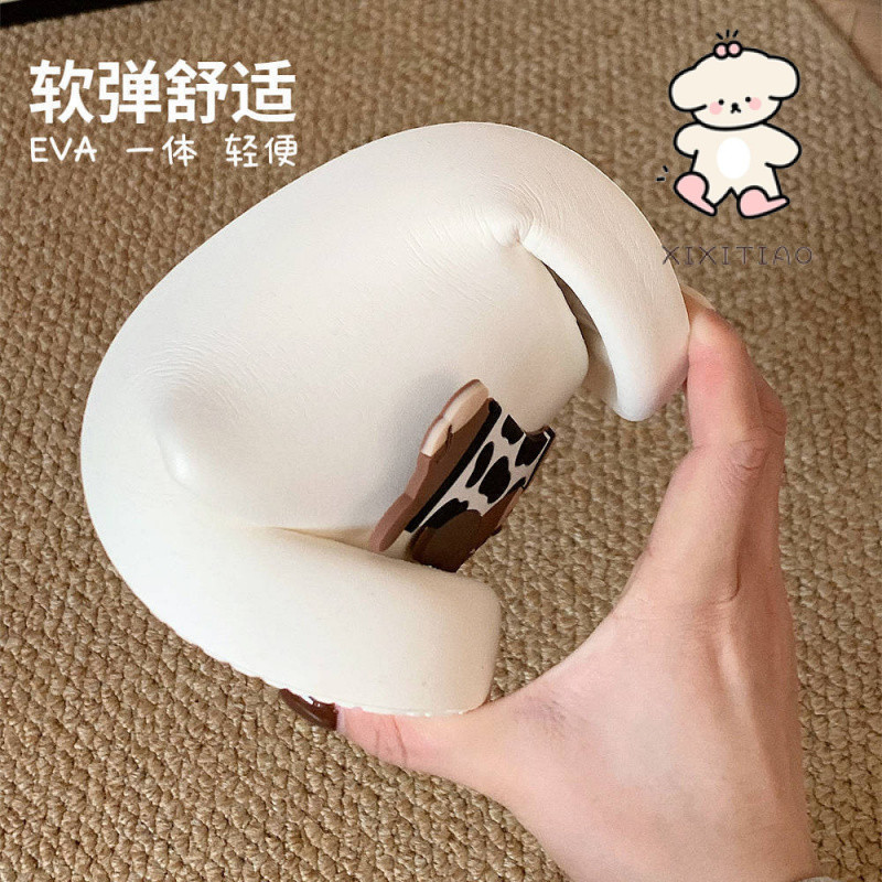 Xixitiao Dép Dép Cặp Đôi Dễ Thương Giày Gia Đình Nam Nữ Thoải Mái Đế Mềm Mùa Hè