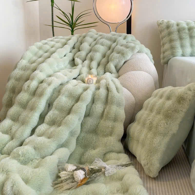 (CH498) Chăn Lông Chồn Với Thiết Kế Đẳng Cấp , Qúy Phái , Sang Trọng , Tinh Tế - Memminbedding Luxury