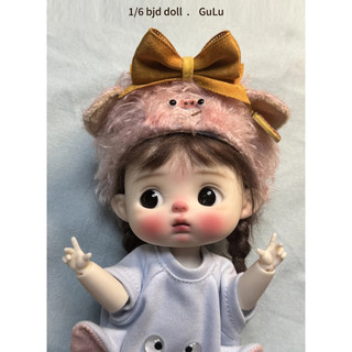 Gulu 1 / 6 Bjd Búp Bê Đầu Lớn Cổ Tích Grieved Biểu Hiện Bjd Động Vật Nhựa Khỏa Thân Búp Bê
