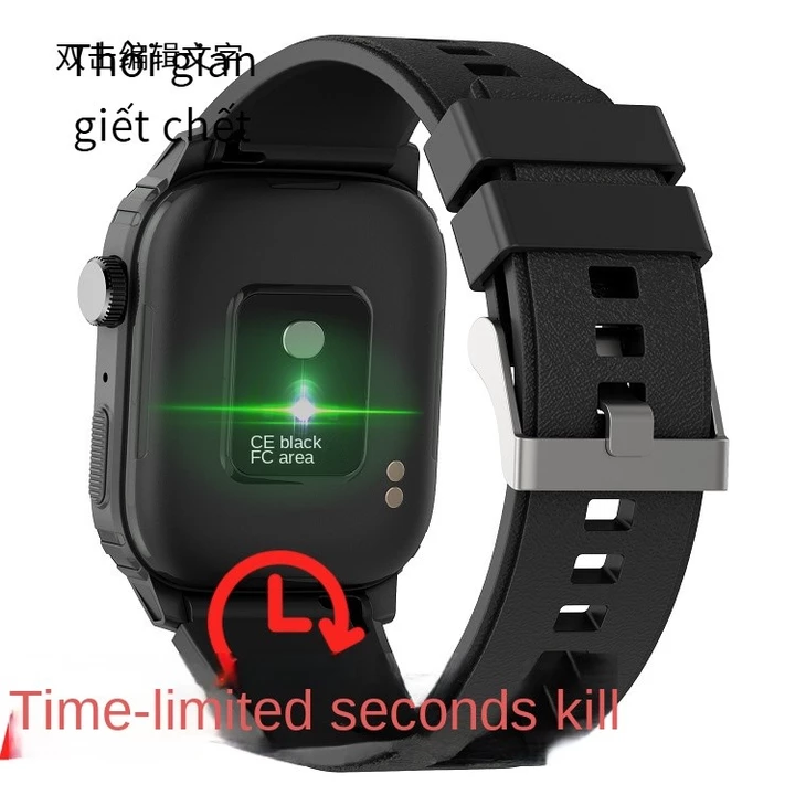 Đồng hồ thông minh Q25 Gọi Nhịp tim, Huyết áp, Oxy trong máu, Tập thể dục đa năng, Thời tiết, Âm nhạc, Nhiệt độ cơ thể Đồng hồ thông minh – 4