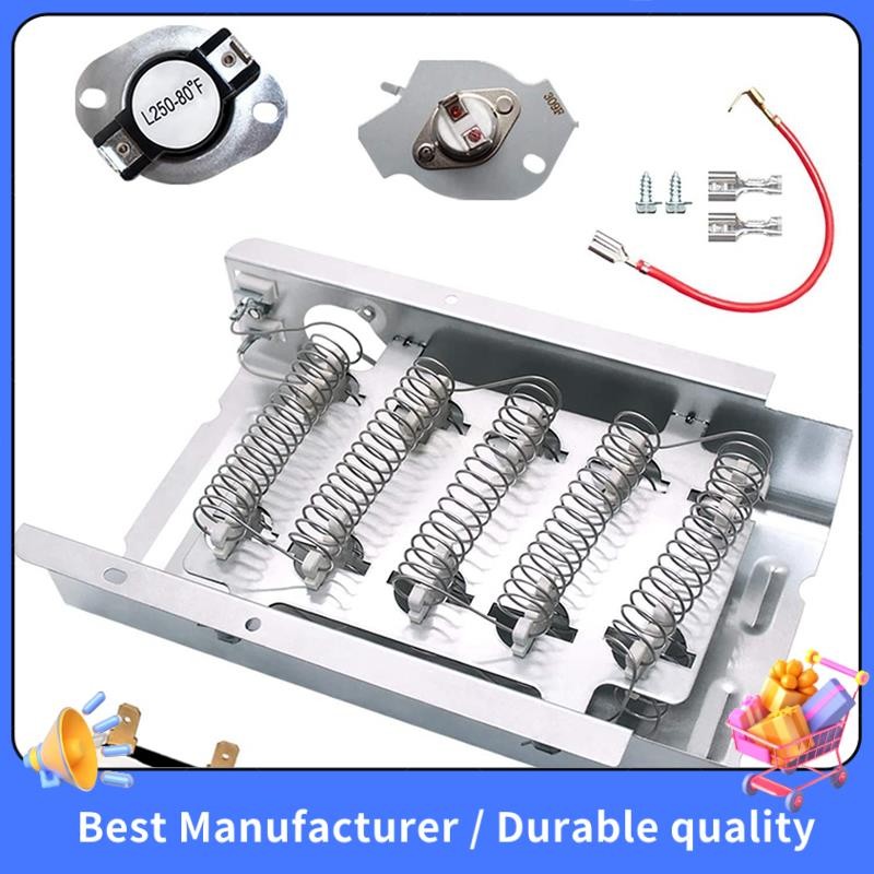 279838 Yếu tố làm nóng máy sấy 279816 Bộ cầu chì cắt nhiệt 3392519 Bộ dụng cụ sửa chữa cầu chì nhiệt máy sấy cho máy sấy xoáy nước