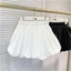 DARON Flower Bud Lantern Shorts, Quần Short bí ngô cạp cao thông thường dành cho nữ, Đồ dạo phố dáng rộng ngọt ngào Đèn lồng bong bóng ống rộng Quần ngắn mùa hè
