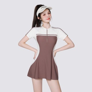 Đồ bơi nữ, đồ bơi bảo thủ, che bụng và giảm béo chuyên nghiệp, đồ bơi cỡ lớn suối nước nóng