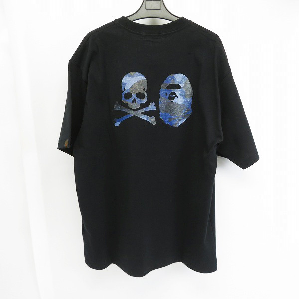 Bape mastermind MMJ Unisex dáng rộng cổ tròn in hình 100% Cotton cao cấp tay ngắn T