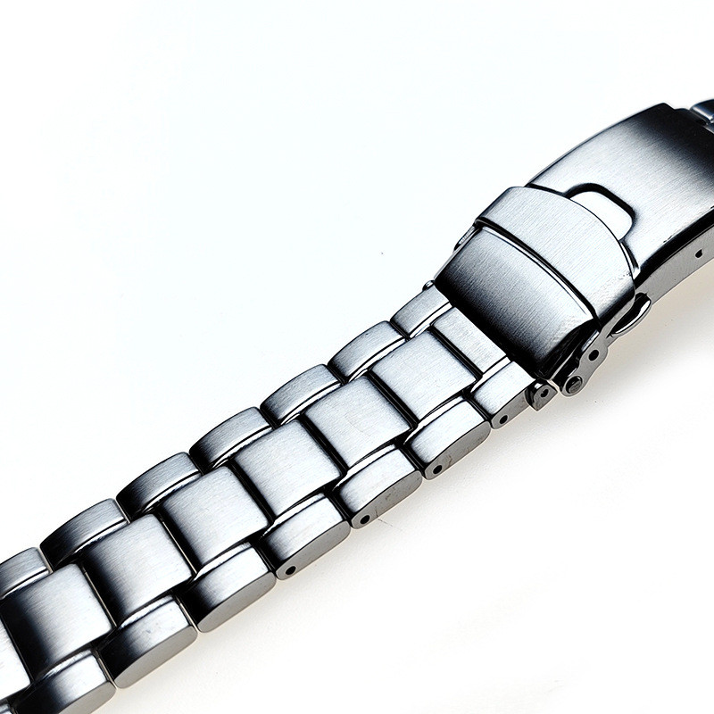 Dây đeo đồng hồ bằng thép không gỉ đầu cong cao cấp cho SEIKO PROSPEX SRPA21J1 SRPE99K1 Dây đồng hồ 22mm Dây đeo đồng hồ dành cho nam nữ Vòng tay kim loại Liên kết cuối vòng cung Quà tặng màu đen