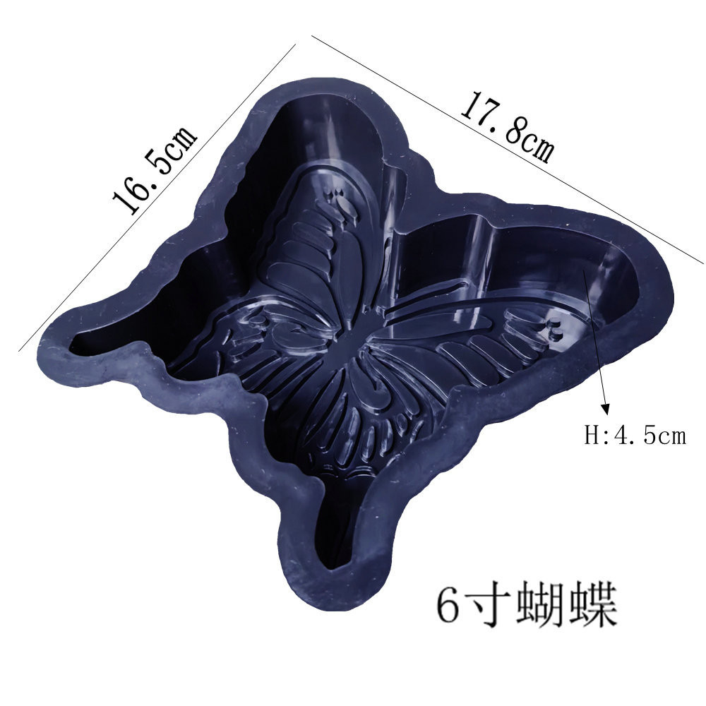 Khuôn silicon hình bướm 4/6/8 inch làm bánh mousse, bánh ngọt Pháp, món tráng miệng DIY, quà tặng sinh nhật Ngày của Mẹ