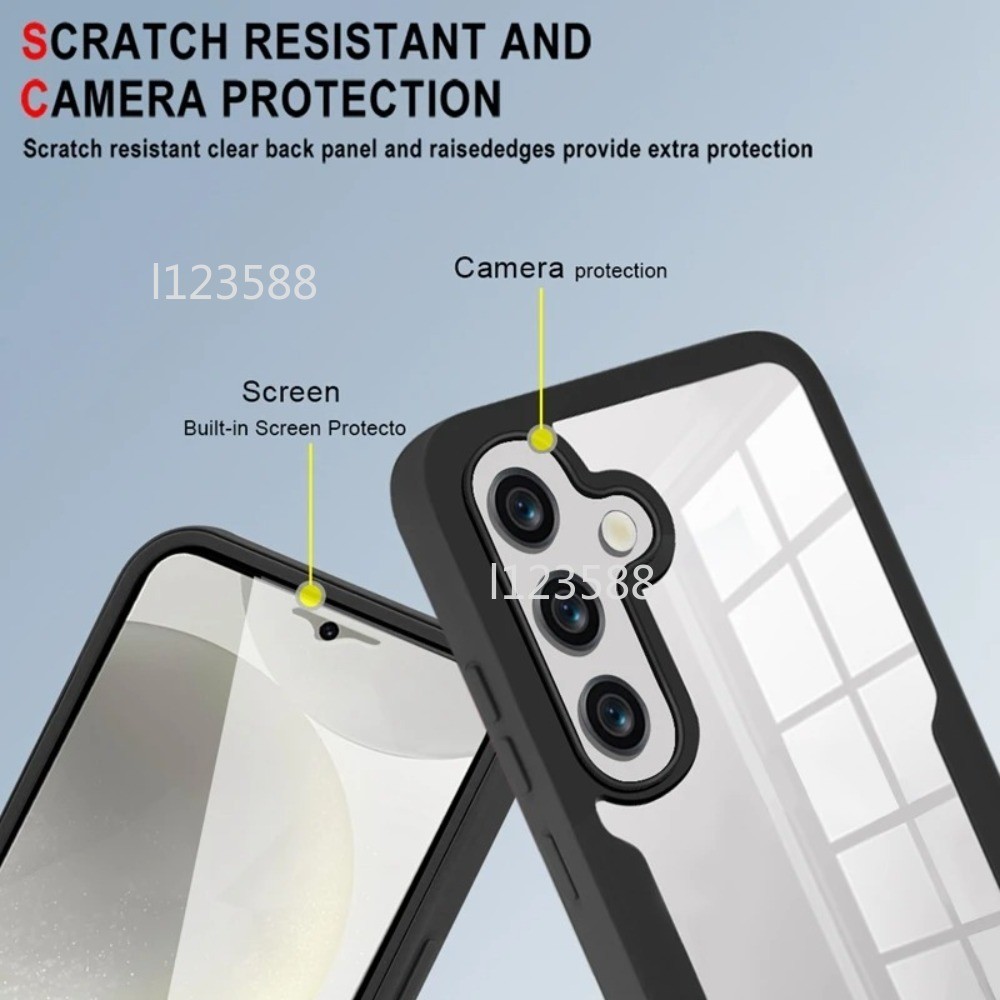 Ốp Chống Sốc Toàn Thân 360 Cho Samsung Galaxy A56 A26 A36 A16 A06 5G 4G 2025 SamsungA56 Vỏ Silicon Hai Mặt