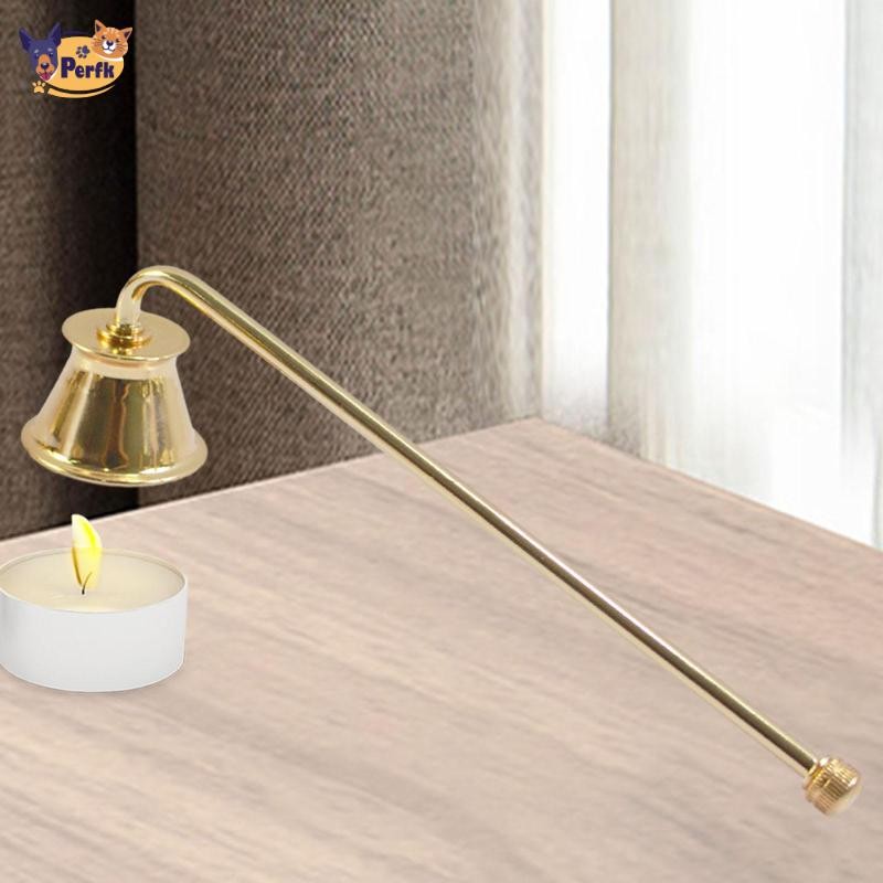 Dụng cụ dập tắt nến Perfk Nút chặn nến dài 7,7 inch Tay cầm chống trượt Wick Extinguish dành cho những người yêu thích nến Đa năng