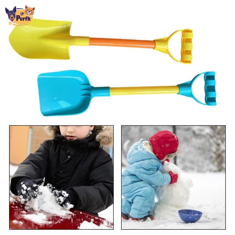2x Bãi Biển Spades Xẻng Cát Đồ Chơi Du Lịch Hộp Cát Đồ Chơi Ngoài Trời Chắc Chắn Tuyết Muỗng Cho Trẻ Em Đào Cát Tuyết Trẻ Em