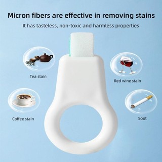 Okcatzone Làm Sạch Răng Bọt Biển Lau Trắng Răng Loại Bỏ Tartar Micron Sợi Xốp Lau Chăm Sóc Nhẹ Nhàng Dụng Cụ Vệ Sinh Nha Khoa J8X9