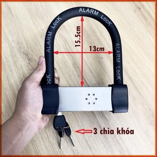 Khoá Chống Trộm Báo Động Chữ U Cỡ Lớn PADLOCK