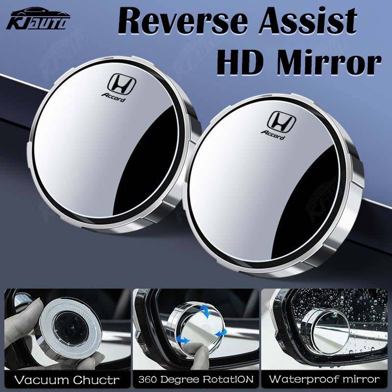 Gương đảo chiều góc rộng độ phân giải cao Honda Gương chiếu hậu xoay 360 độ Hỗ trợ đảo chiều không có điểm mù cho Civic Jazz Fit Accord Vezel Brio Cr-V City Hr-V