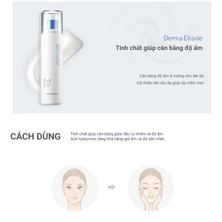 Tinh Chất Cân Bằng Độ Ẩm Giúp Da Căng Mịn Dưỡng Chất Hàn Quốc Lotion Elravie Fluid 150ml