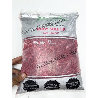 Sỏi Đỏ Ruby Soil Lót Nền Cho Bể Cá Lóc, Cá Cảnh