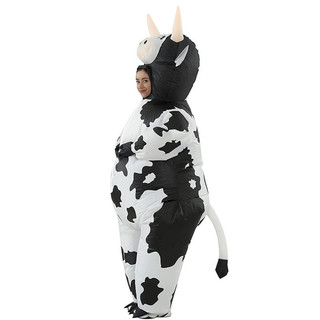 Bò Bơm Hơi Trang Phục Hóa Trang cosplay Động Vật Trang Phục Halloween Ngộ nghĩnh Đảng COS Bò Trang Phục