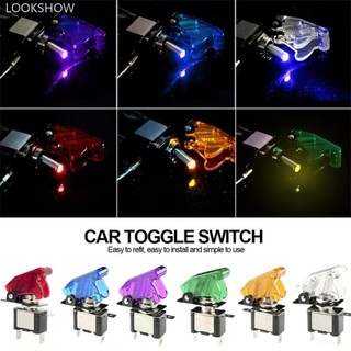 Lookshow DC 12V 20A Ô Tô Ô Tô Thuyền Xe Tải Chiếu Sáng Với Đèn LED Chuyển Đổi Công Tắc An Toàn Máy Bay Lật Bao Bảo Vệ A2I9