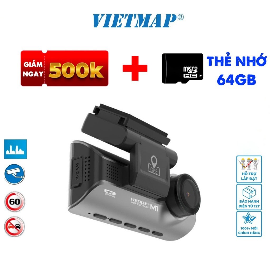 Camera Hành Trình VIETMAP SpeedMap M1 Cảnh Báo Giao Thông Bằng Hình Ảnh ...