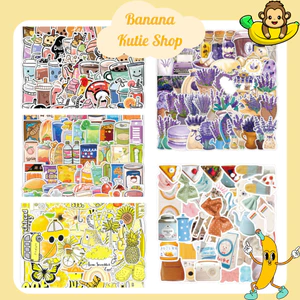 Bộ 50/ 100 Sticker chống nước sticker dán laptop, điện thoại, đàn guitar, mũ bảo hiểm, vali (Tổng Hợp 2)