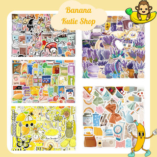 Bộ 50/ 100 Sticker chống nước sticker dán laptop, điện thoại, đàn guitar, mũ bảo hiểm, vali (Tổng Hợp 2)
