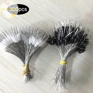 Hdmnatalie 300 Cái / lốc Phao Cao Su Chặn Câu Cá Bobber Chặn Phao Hình Trụ Không Gian B VN