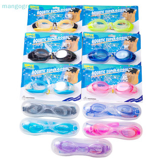 [Mang] Kính bơi chống sương mù HD chống nước Bể bơi thể thao dưới nước có thể điều chỉnh dành cho người lớn Trẻ em Silicone Lặn lướt sóng Kính mắt có hộp VN